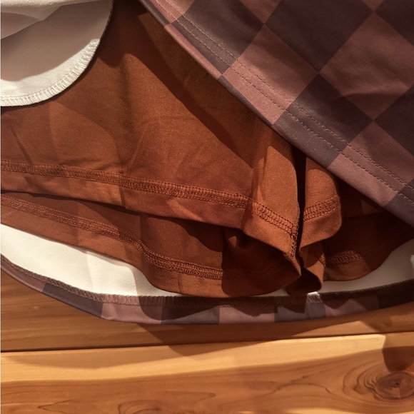 Jess Lea Brown Checker Skort - Picture 5 of 8